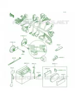 Chassis Electrical Equipment per Kawasaki ZR1100 Zephyr 1994