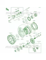 Clutch per Kawasaki ZR1100 Zephyr 1994