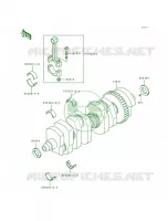 Crankshaft per Kawasaki ZR1100 Zephyr 1994