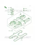 Cylinder Head Cover per Kawasaki ZR1100 Zephyr 1994