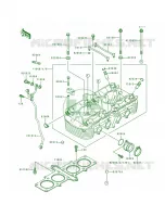 Cylinder Head per Kawasaki ZR1100 Zephyr 1994