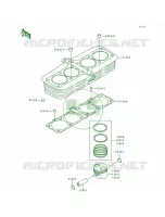 CylinderPistons per Kawasaki ZR1100 Zephyr 1994