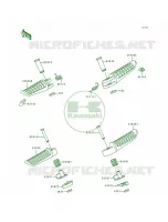 Footrests per Kawasaki ZR1100 Zephyr 1994