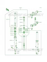 Front Fork per Kawasaki ZR1100 Zephyr 1994