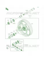 Front Wheel per Kawasaki ZR1100 Zephyr 1994