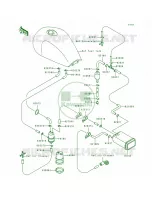 Fuel Evaporative System per Kawasaki ZR1100 Zephyr 1994