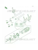 Gear Change DrumShift Forks per Kawasaki ZR1100 Zephyr 1994