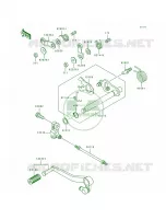 Gear Change Mechanism per Kawasaki ZR1100 Zephyr 1994
