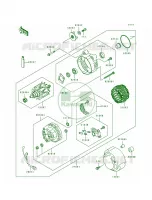 Generator per Kawasaki ZR1100 Zephyr 1994