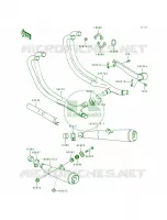 Mufflers per Kawasaki ZR1100 Zephyr 1994