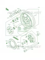 Rear WheelChain per Kawasaki ZR1100 Zephyr 1994