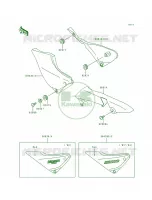 Side CoversChain Cover per Kawasaki ZR1100 Zephyr 1994