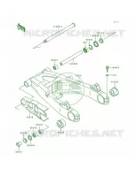 Swingarm per Kawasaki ZR1100 Zephyr 1994