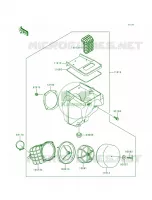 Air Cleaner per Kawasaki KDX200 1995