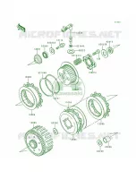 Clutch per Kawasaki KDX200 1995
