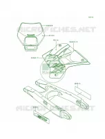 DecalsKDX200 H5 per Kawasaki KDX200 1995