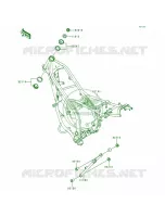 Frame per Kawasaki KDX200 1995