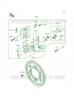 Front Brake per Kawasaki KDX200 1995