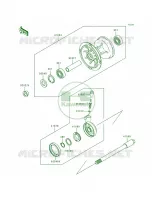 Front Hub per Kawasaki KDX200 1995
