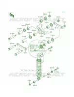 Rear Suspension per Kawasaki KDX200 1995