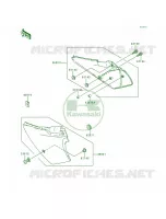 Side CoversChain Cover per Kawasaki KDX200 1995