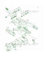 Swingarm per Kawasaki KDX200 1995