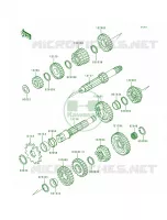Transmission per Kawasaki KDX200 1995