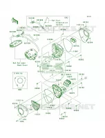 Air Cleaner per Kawasaki Vulcan 1700 Nomad ABS 2014