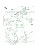 Rear Brake per Kawasaki Vulcan 1700 Nomad ABS 2014