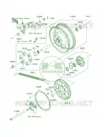 Rear WheelChain per Kawasaki Vulcan 1700 Nomad ABS 2014