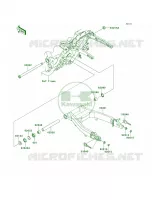 Swingarm per Kawasaki Vulcan 1700 Nomad ABS 2014